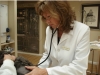 Dr. Terri Clemett working with patients