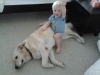 William and his furry friend